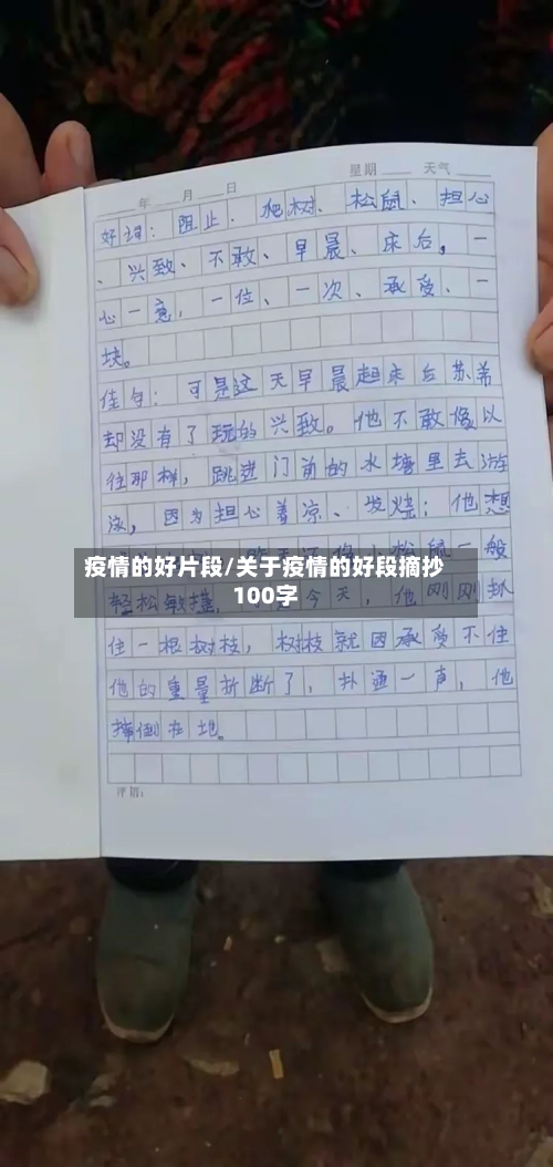 疫情的好片段/关于疫情的好段摘抄100字