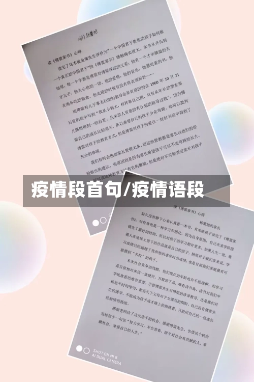 疫情段首句/疫情语段